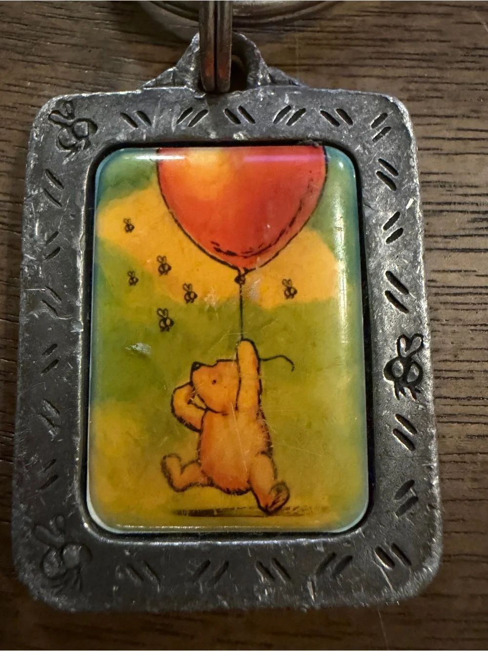 Winnie The Pooh Danforth Vintage Pewter Key Chain
